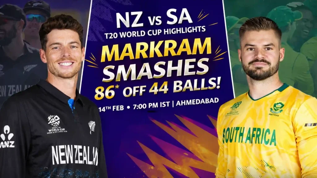 NZ vs SA Highlights