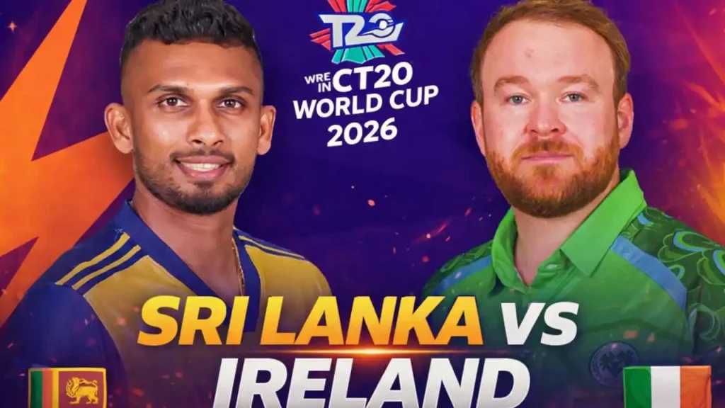 Sri Lanka vs Ireland, ICC T20 World Cup 2026