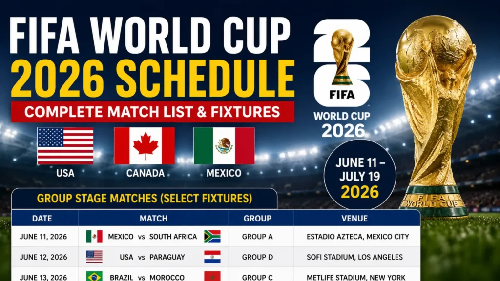 FIFA World Cup 2026 Schedule
